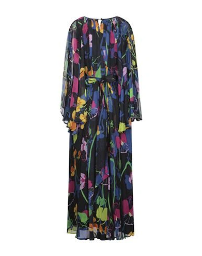 Shop Ainea Long Dresses In Dark Blue