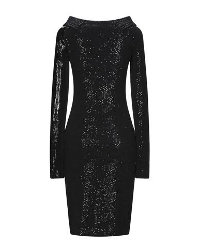 Frankie Morello Midi Dresses In Black