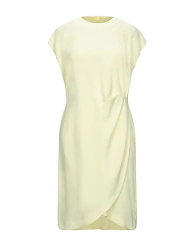 Shop L'autre Chose L' Autre Chose Woman Mini Dress Light Yellow Size 8 Acetate, Viscose