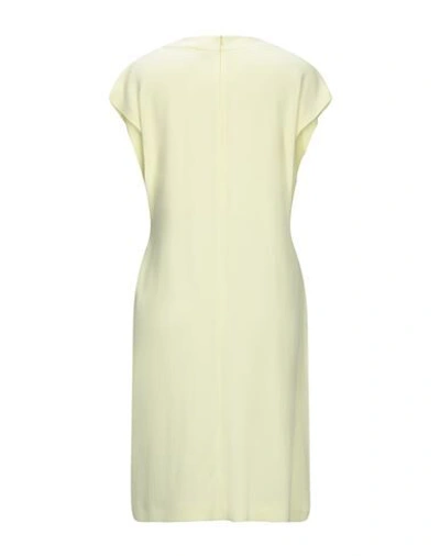 Shop L'autre Chose L' Autre Chose Woman Mini Dress Light Yellow Size 8 Acetate, Viscose