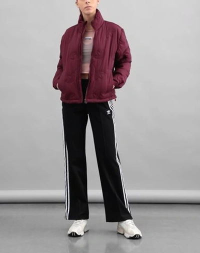 Shop Adidas Originals Synthetic Down Jackets In Maroon