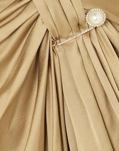 Shop Mother Of Pearl Long Skirts In Gold