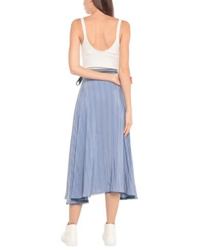 Shop Antonia Zander 3/4 Length Skirts In Azure