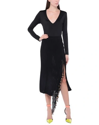 Frankie Morello Midi Skirts In Black