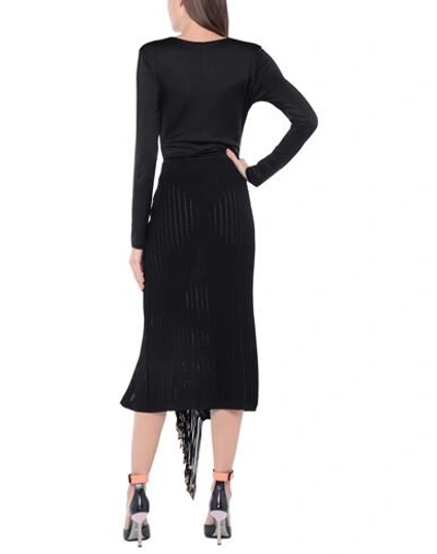 Frankie Morello Midi Skirts In Black