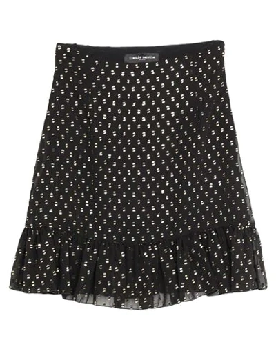 Shop Frankie Morello Woman Midi Skirt Black Size 4 Polyester, Acetate, Silk