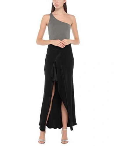 Shop Ainea Long Skirts In Black
