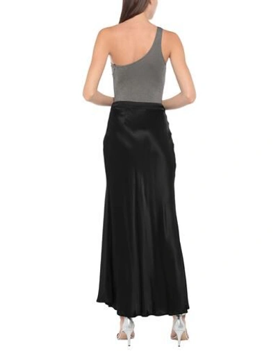 Shop Ainea Long Skirts In Black