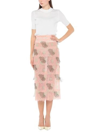 Ermanno Scervino Midi Skirts In Pink