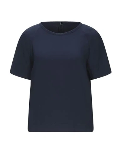 Shop Antonelli Woman Top Midnight Blue Size 4 Polyester, Elastane