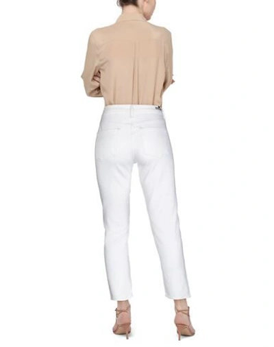 Shop Citizens Of Humanity Woman Jeans Ivory Size 27 Cotton, Elastane In White