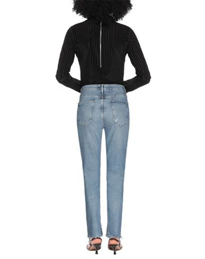 Shop Agolde Woman Jeans Blue Size 28 Lyocell, Organic Cotton, Elastane