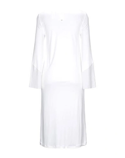 Shop Hanro Nightgowns In Ivory