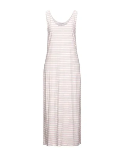 Shop Hanro Nightgowns In Pale Pink