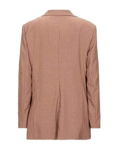 Shop Ottod'ame Suit Jackets In Brown