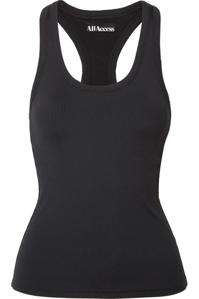 Shop All Access Session Ribbed Stretch Tank In Black