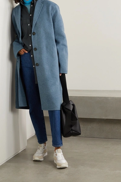 ACNE STUDIOS OVERSIZED MÉLANGE WOOL COAT 