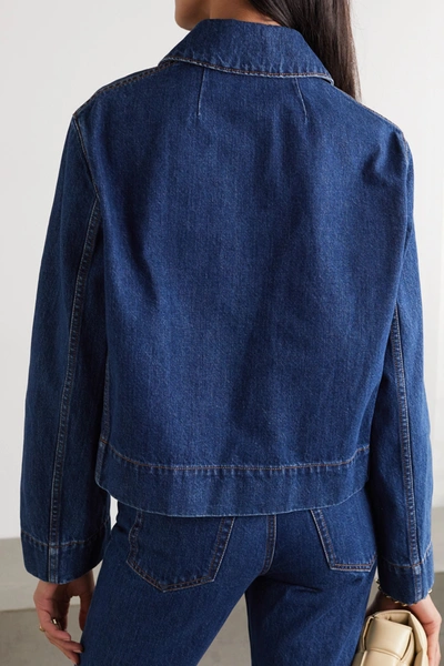 Shop The Row Loes Denim Jacket In Blue
