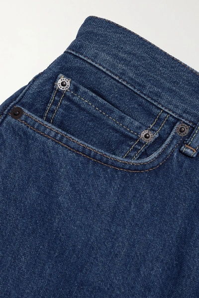Shop Acne Studios High-rise Straight-leg Jeans In Blue