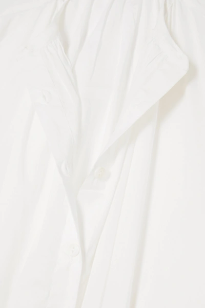 Shop Pour Les Femmes Mona Cotton-voile Nightdress In White