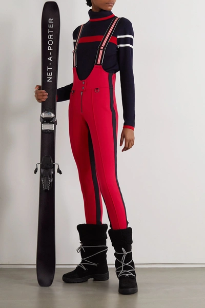 Shop Erin Snow Zuma Striped Ski Pants In Black