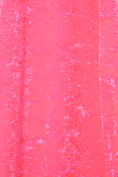 Shop Balenciaga Stretch Crushed-velvet Mini Dress In Pink