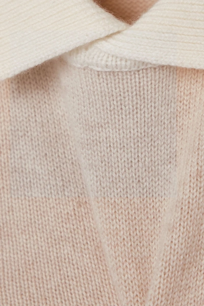 Shop Arch4 Olive Cashmere Sweater In Ivory