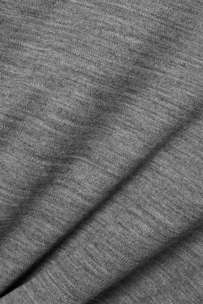Shop Isabel Marant Gavina Wool Turtleneck Top In Gray