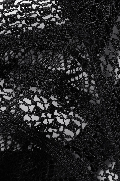 Shop Else Harper Stretch-lace Underwired Soft-cup Bra In Black