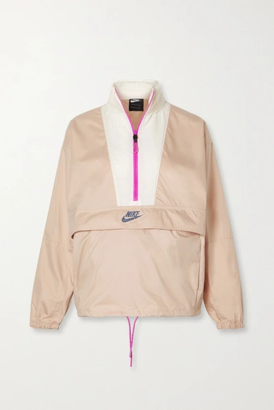 Shop Nike Icon Clash Convertible Shell Track Jacket In Antique Rose