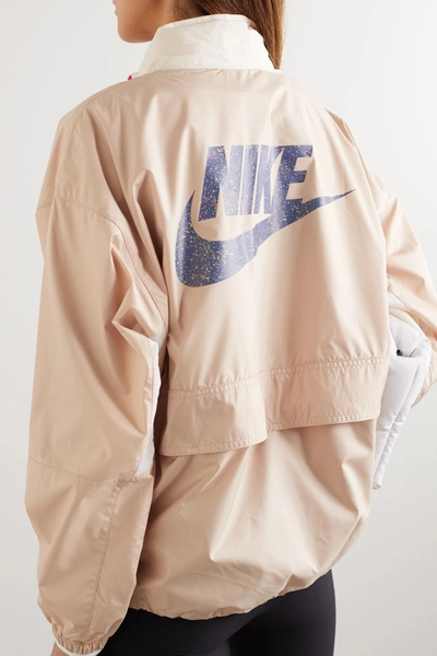 Shop Nike Icon Clash Convertible Shell Track Jacket In Antique Rose