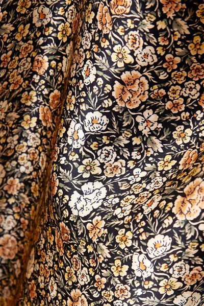 Shop Nili Lotan Floral-print Silk-satin Dress