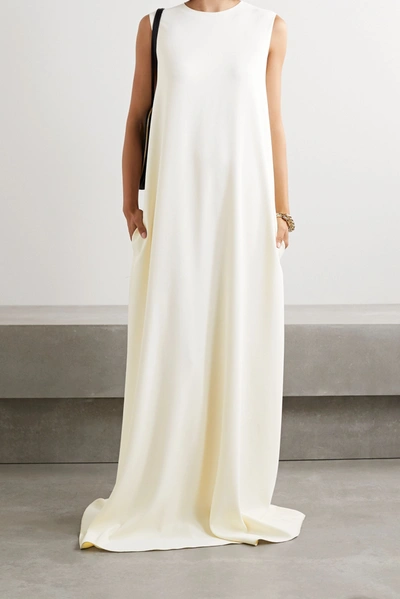 Shop The Row Eno Crepe Gown In Ivory