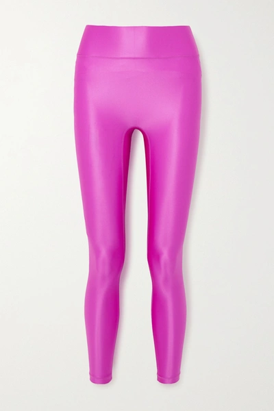 Shop All Access Center Stage Stretch Leggings In Pink