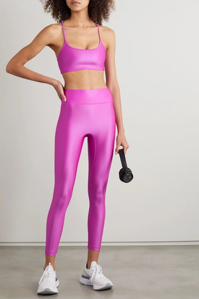 Shop All Access Center Stage Stretch Leggings In Pink