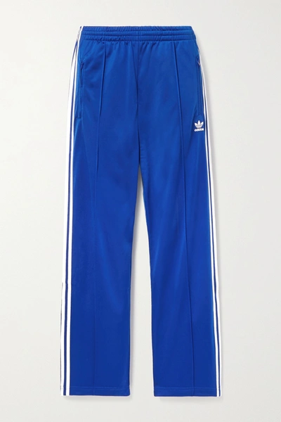 Adidas Originals Firebird Striped Tech-jersey Track Pants In Royal Blue |  ModeSens