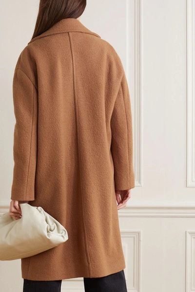Shop See By Chloé Wool-felt Coat In Camel