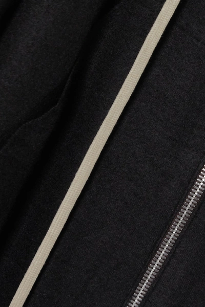 Shop Rick Owens Cashmere Hoodie In Black