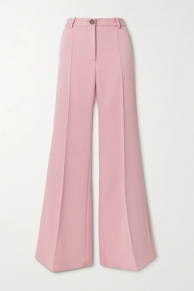 Shop Peter Do Twill Flared Pants In Baby Pink