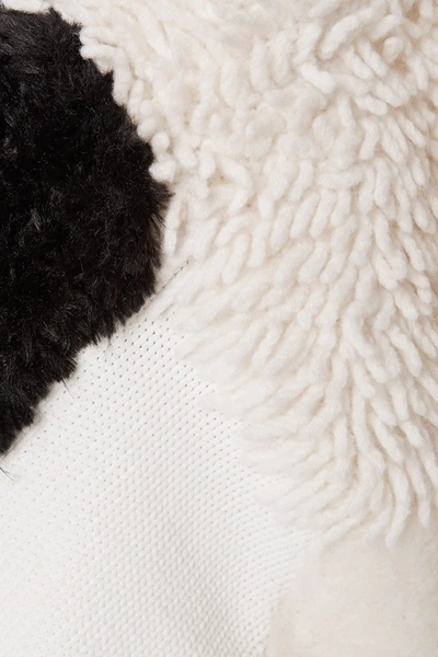Shop Bogner Magalie Paneled Wool-blend Jacket In Cream