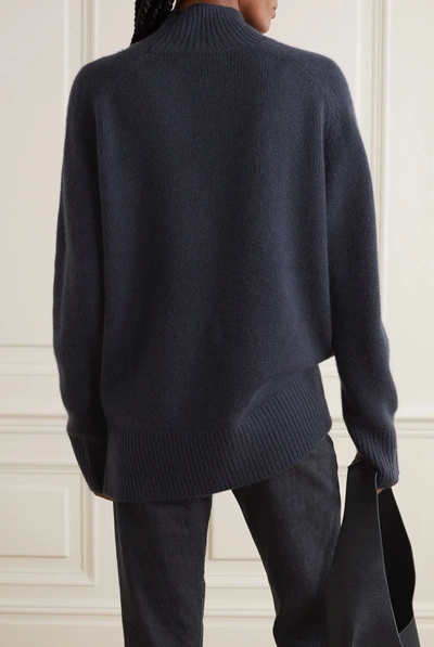 Shop Arch4 Edith Cashmere Turtleneck Sweater In Anthracite