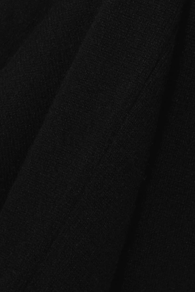 Shop Tom Ford Cashmere-blend Track Pants In Black