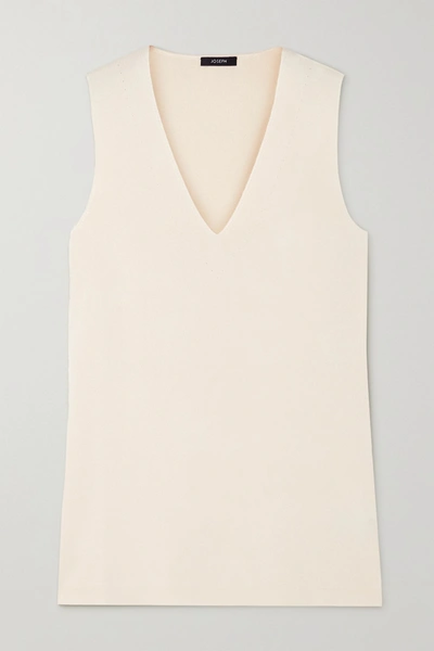 Shop Joseph Knitted Tank In Ivory