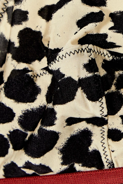 Shop Love Stories Celia Leopard-print Stretch-jersey Soft-cup Triangle Bra In Brown