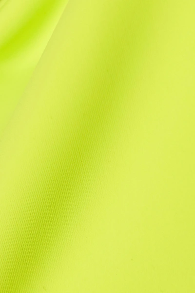 Shop Mara Hoffman + Net Sustain Sia Bikini Top In Chartreuse