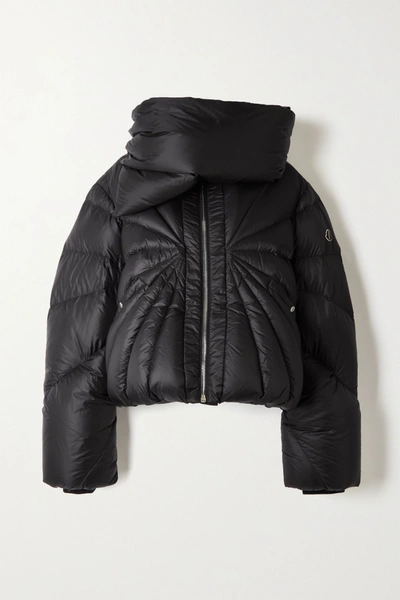 Shop Moncler Tonopah Quilted Shell Down Jacket In Black