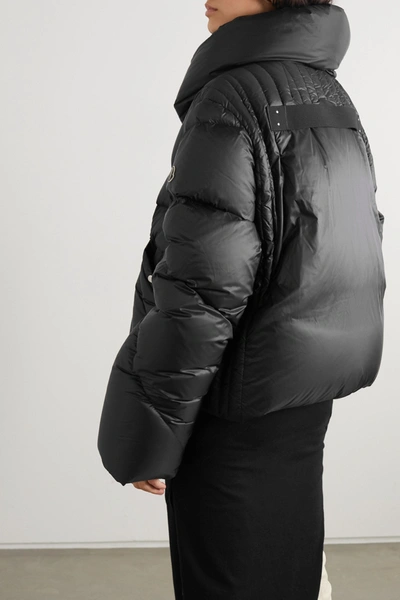 Shop Moncler Tonopah Quilted Shell Down Jacket In Black
