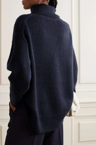 Shop Arch4 World's End Cashmere Turtleneck Sweater In Blue