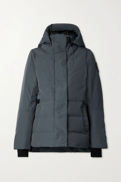 Shop Canada Goose Lyndale Hooded Quilted Shell Down Parka In Anthracite