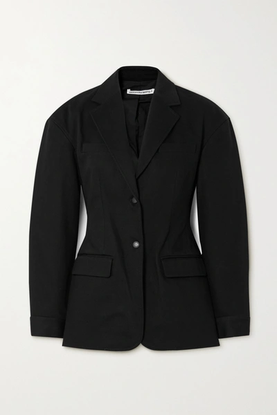 Shop Alexander Wang T Denim Blazer In Black